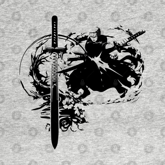 zoro roronoa anime samurai swords one piece gift by Mirak-store 